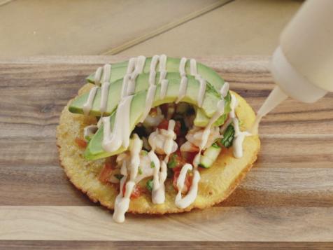 Tostadas de Ceviche de Camaron