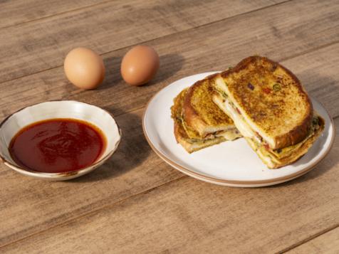 Masala Omelet Sandwich