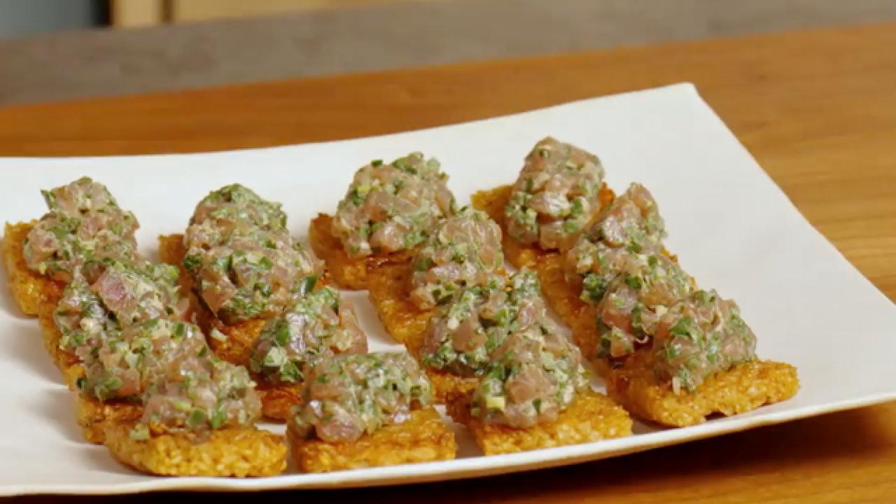 Crispy Rice with Jalapeño Tuna