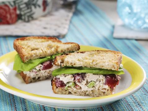 Roasted Grape Chicken Salad with Tarragon and Pecans