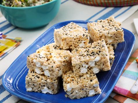 Brown Butter Sesame Crispy Treats