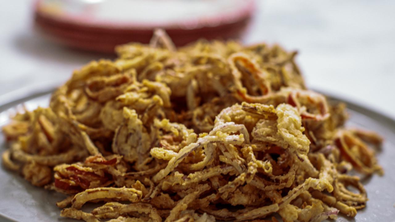 Fried Red Onions