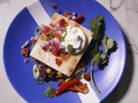 Sheet Pan Black Bean Quesadilla