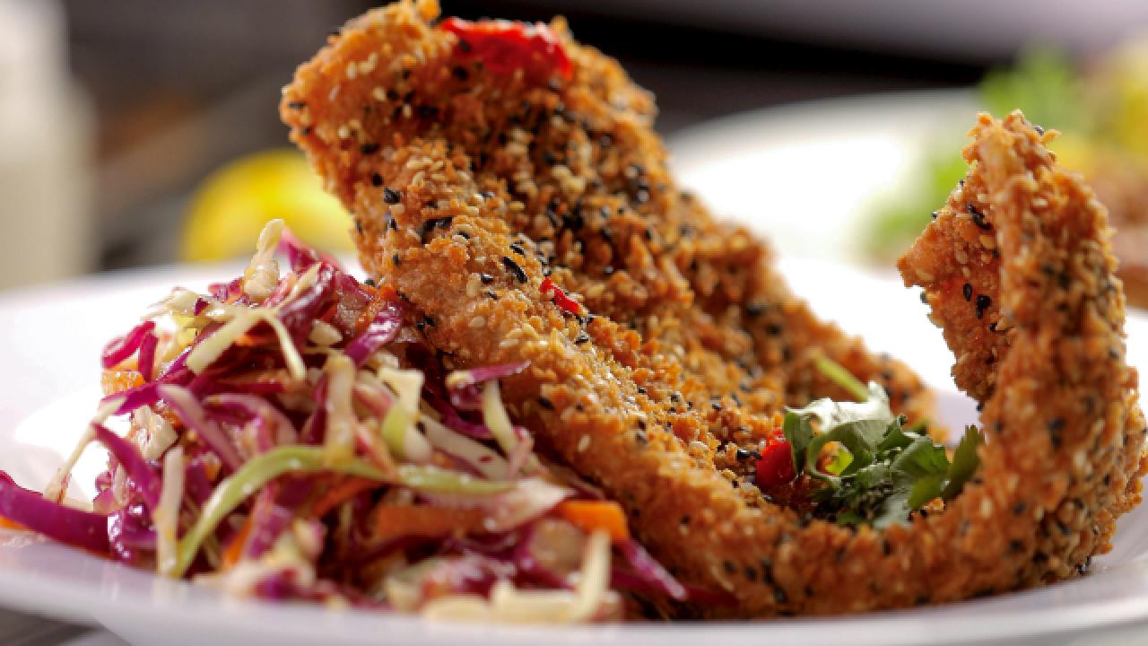 Sesame-Crusted Catfish at Indigo Coastal Shanty