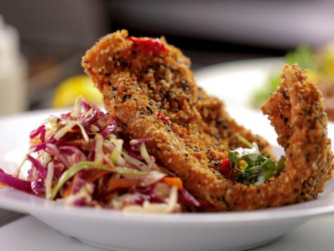 Sesame-Crusted Catfish at Indigo Coastal Shanty