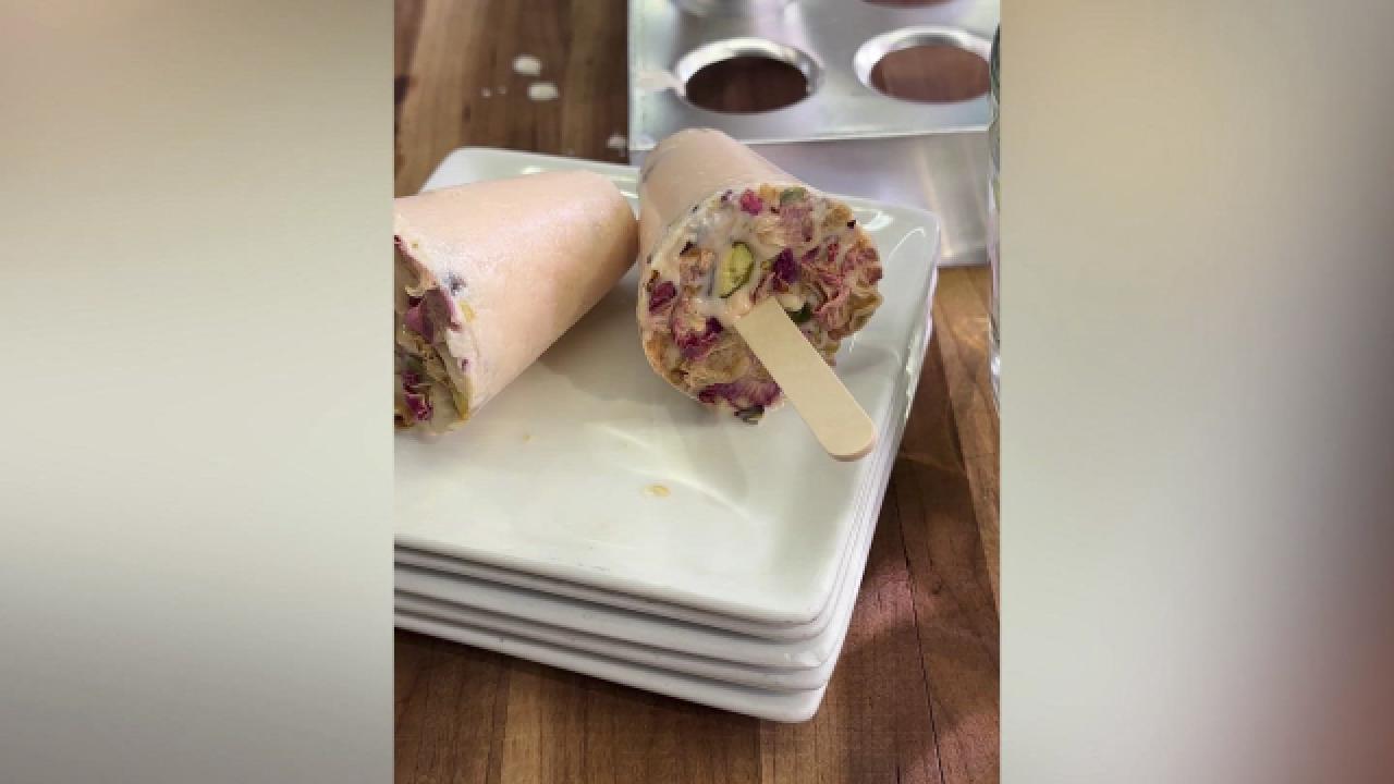 Rose and Pistachio Kulfi