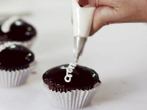 Creme-Filled Chocolate Cupcake