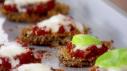 Mini Eggplant Parmesan Crisps