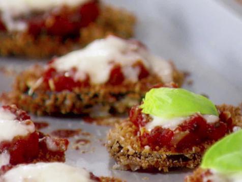 Mini Eggplant Parmesan Crisps