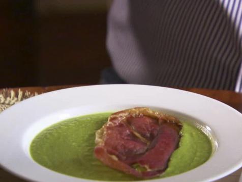 Ina's Creamy Pea With Ham Soup