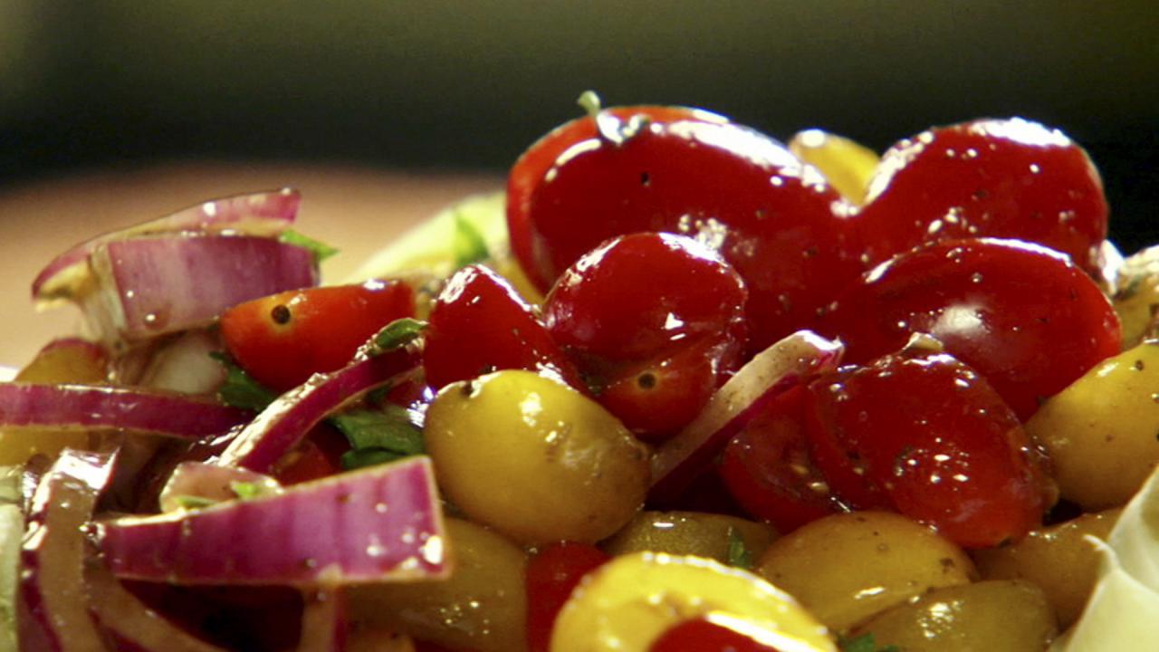 Quick-Marinated Cherry Tomato Salad