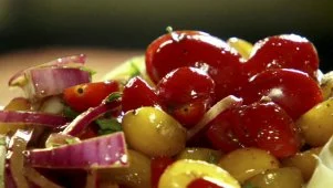 Quick-Marinated Cherry Tomato Salad