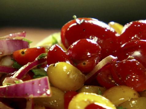 Quick-Marinated Cherry Tomato Salad
