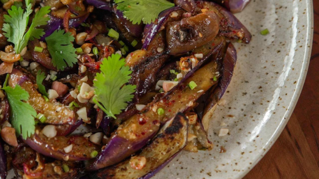 Sweet and Sour Japanese Eggplant