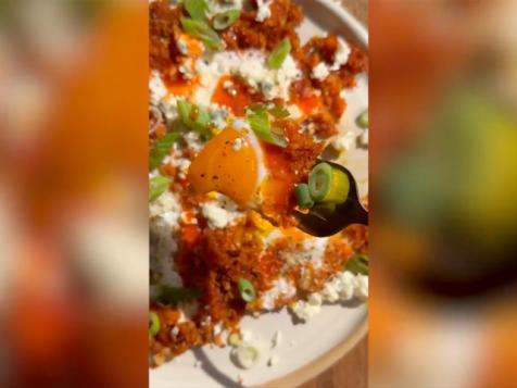 Crispy Buffalo Fried Eggs