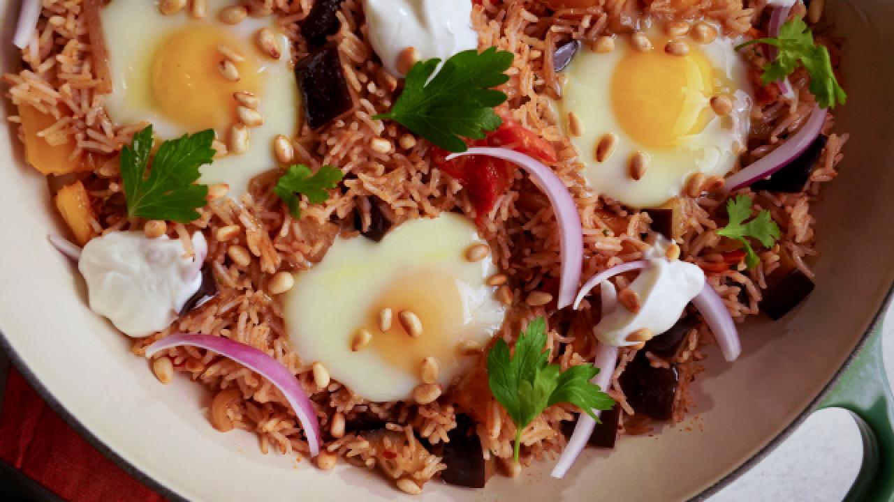 Middle Eastern Veggie Fried Rice