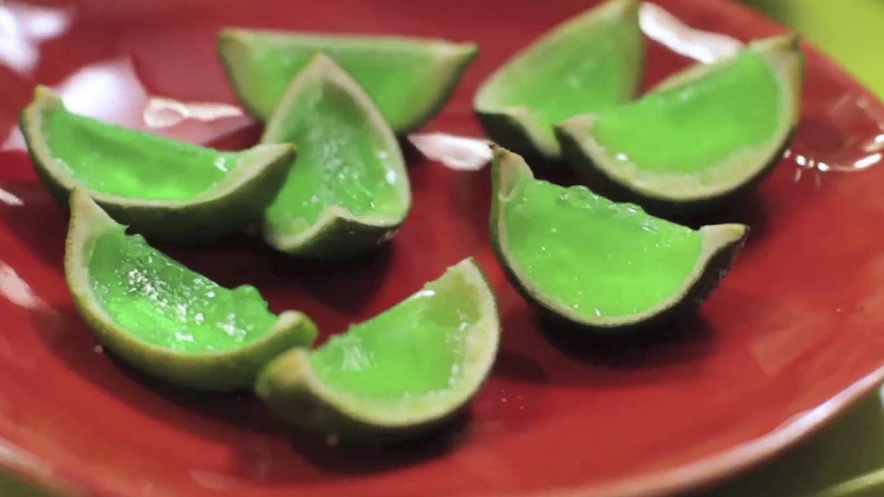 Margarita Gelatin Shots