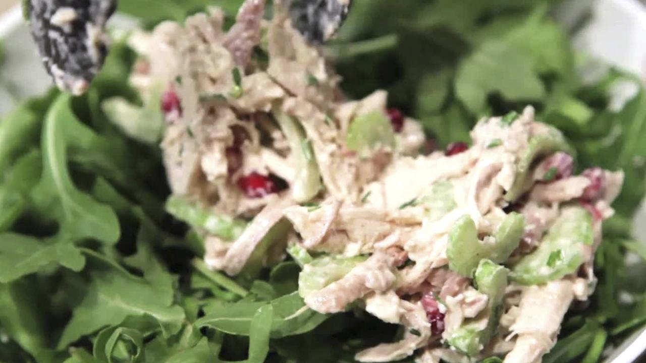 Pomegranate Chicken Salad