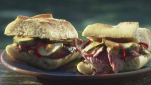 Guy's Grilled Lamb Sandwiches