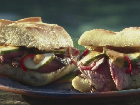 Guy's Grilled Lamb Sandwiches
