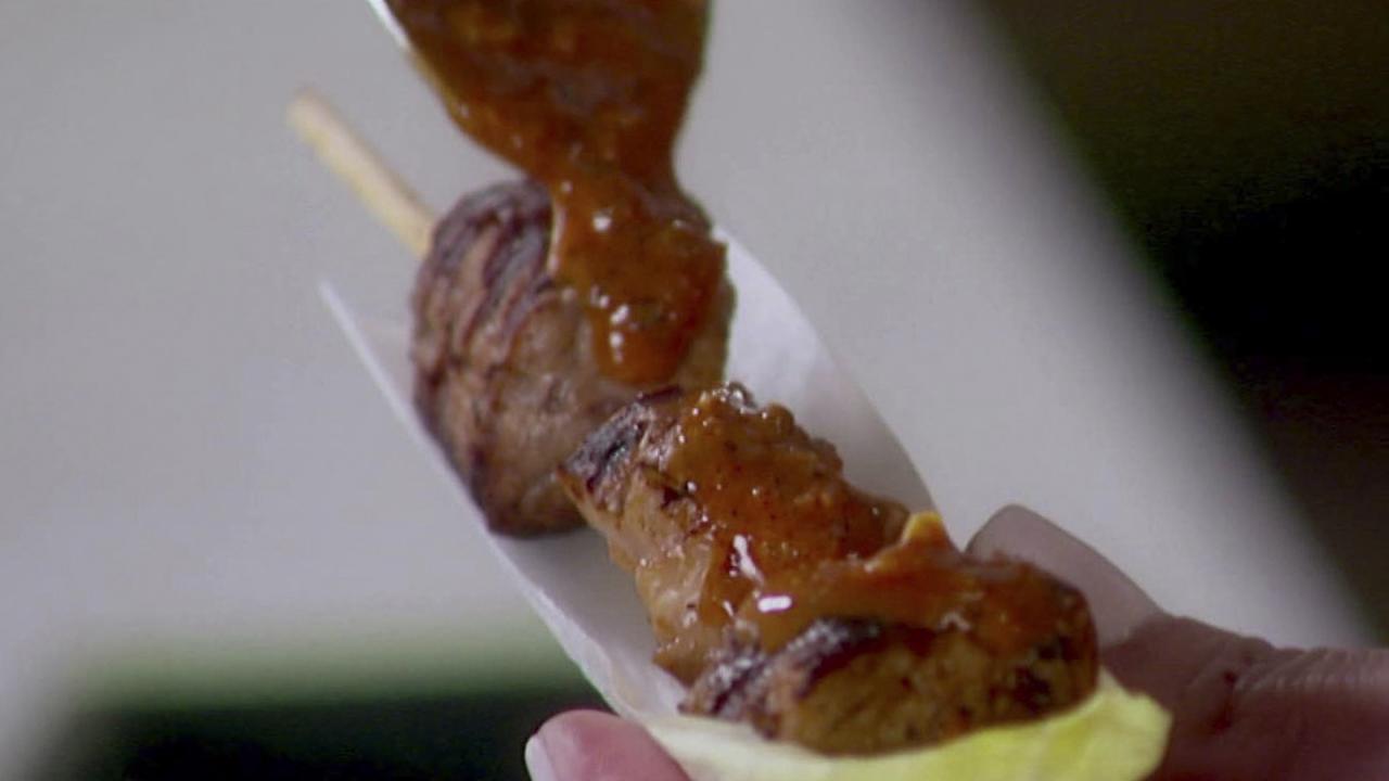 Mini Grilled Pork Appetizers