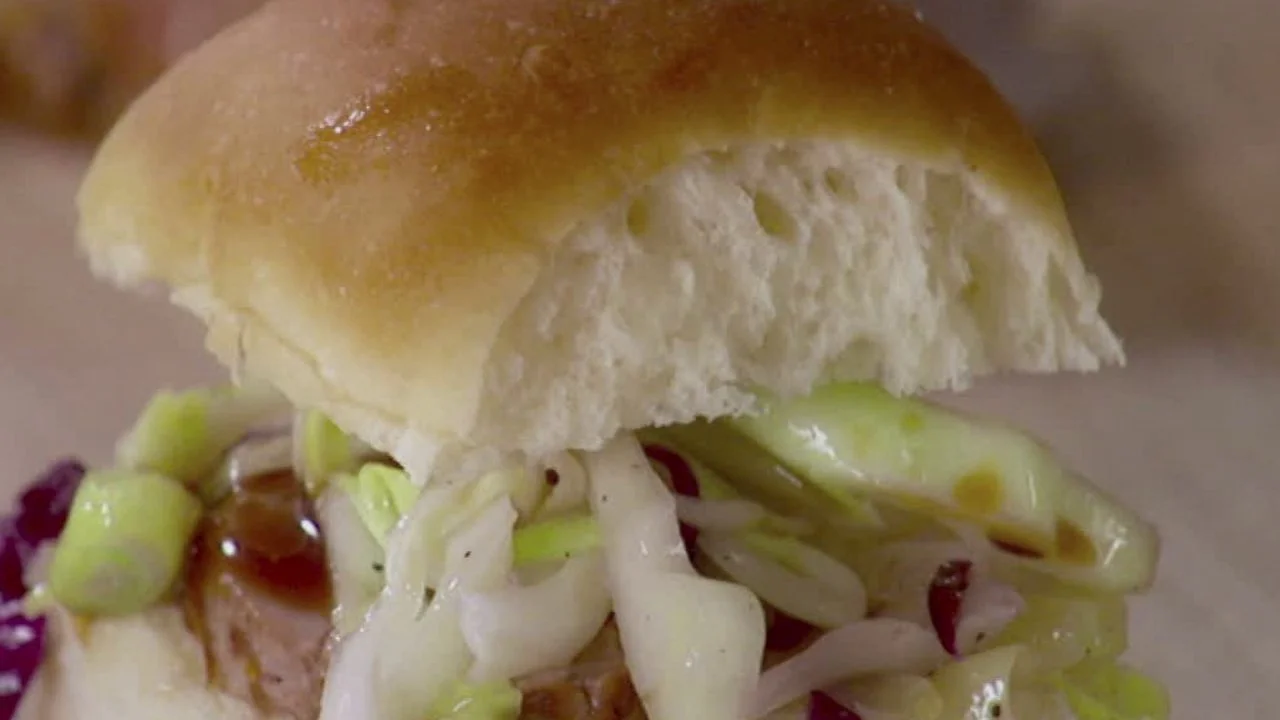 Sweet and Sour Pork Sliders