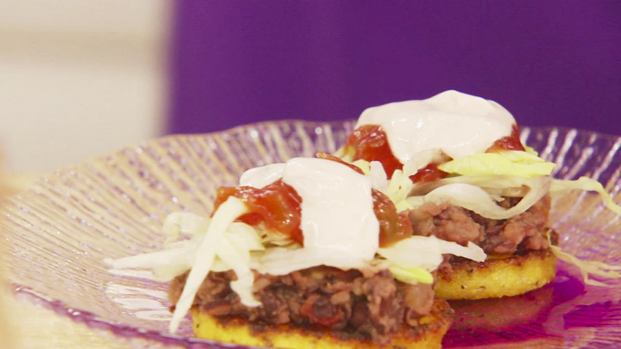 Sandra's Black Bean Sopes