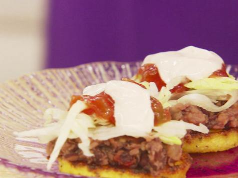 Sandra's Black Bean Sopes