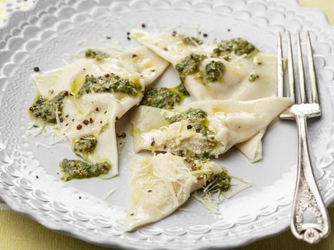 Four-Cheese Pesto Ravioli