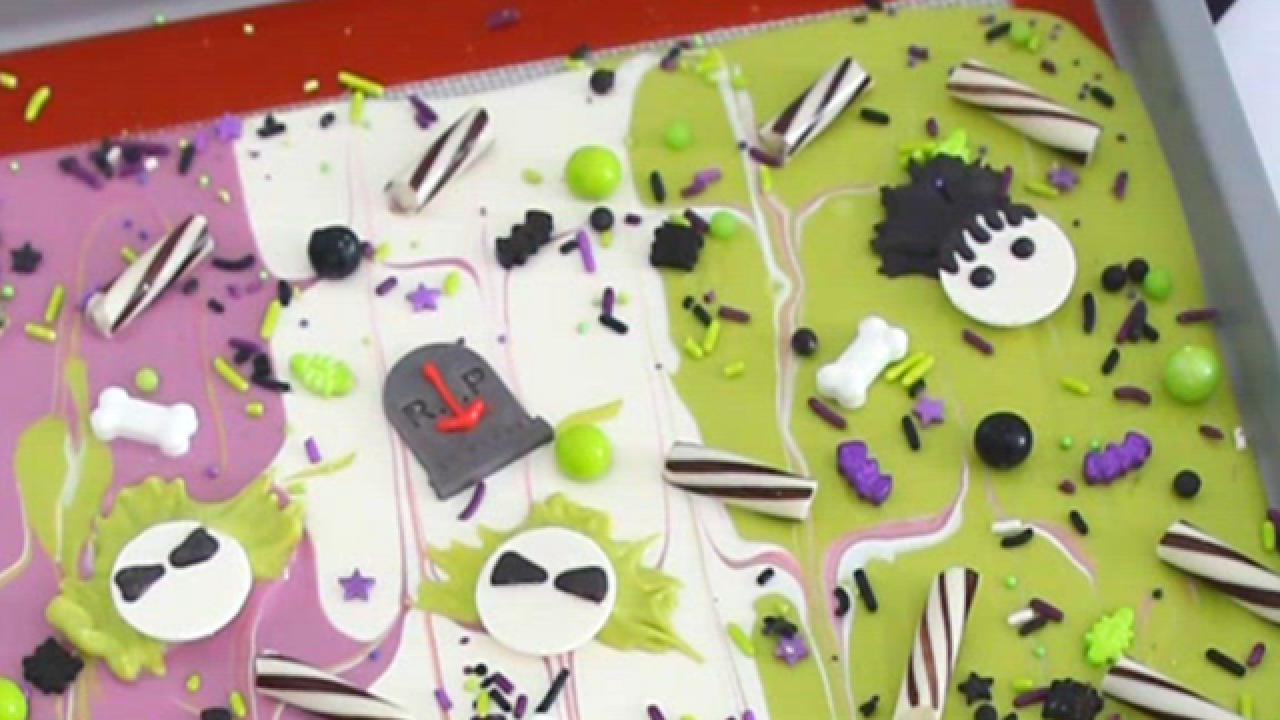 Beetlejuice Chocolate Bark