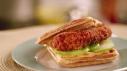 Crispy Chicken Waffle Sandwich