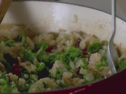 Risotto With Bacon and Kale
