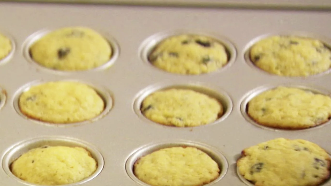 Blueberry Corn Muffins to Go