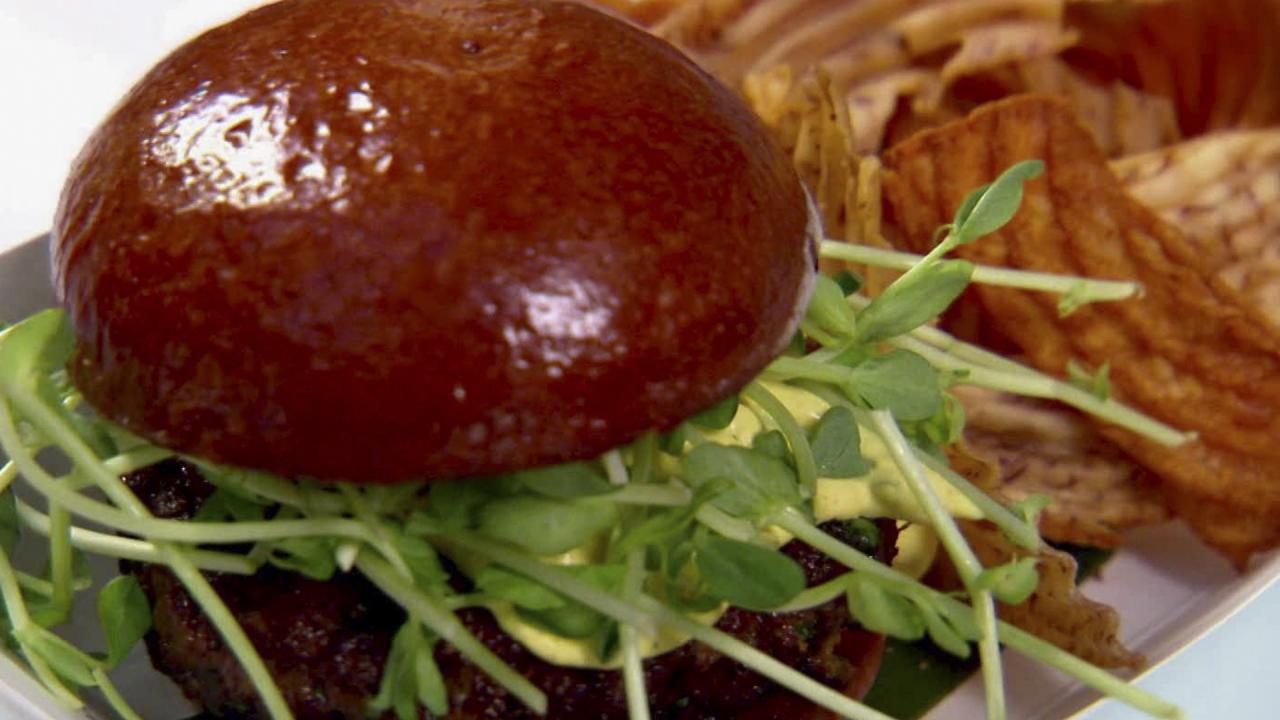 California Greek Lamb Burgers