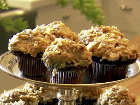 German Chocolate Cupcakes