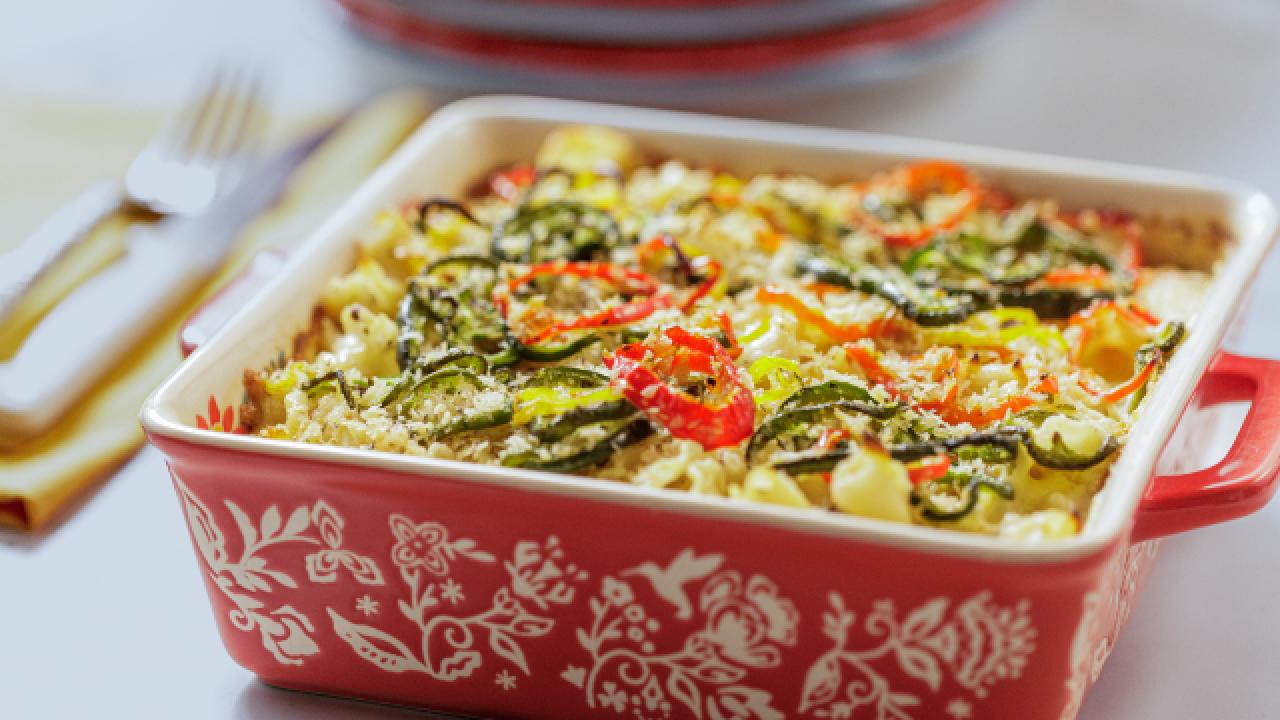 Baked Pepper Mac and Cheese