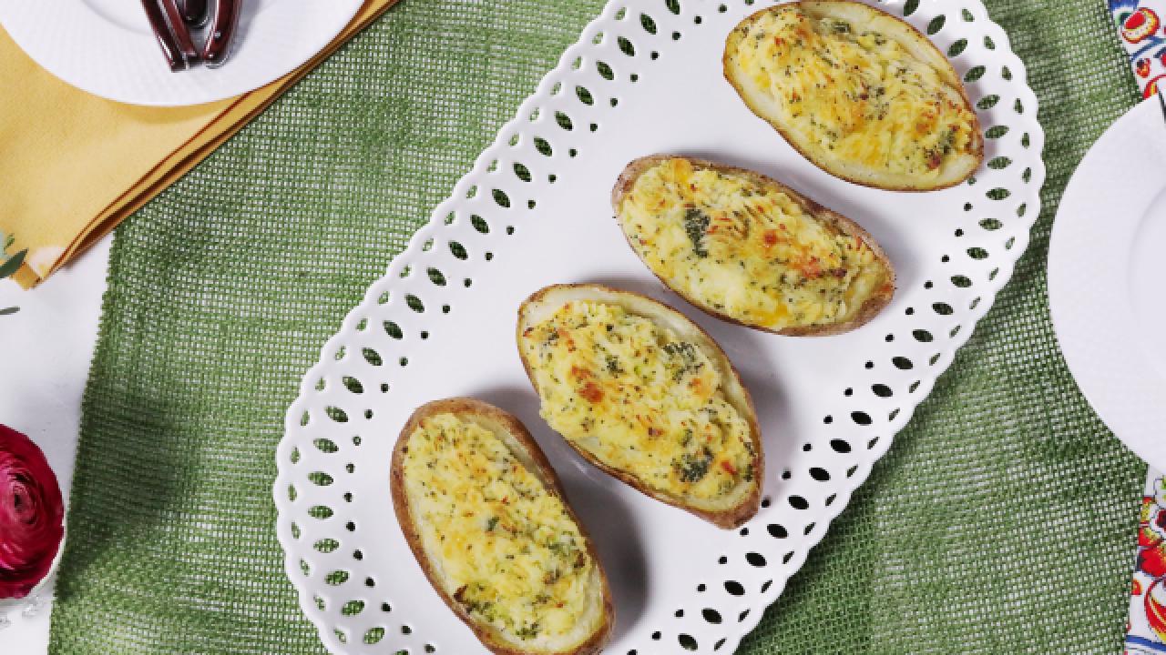 Broccoli and Cheese Twice-Baked Potatoes