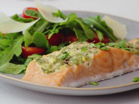 Mustard-Maple Roasted Salmon
