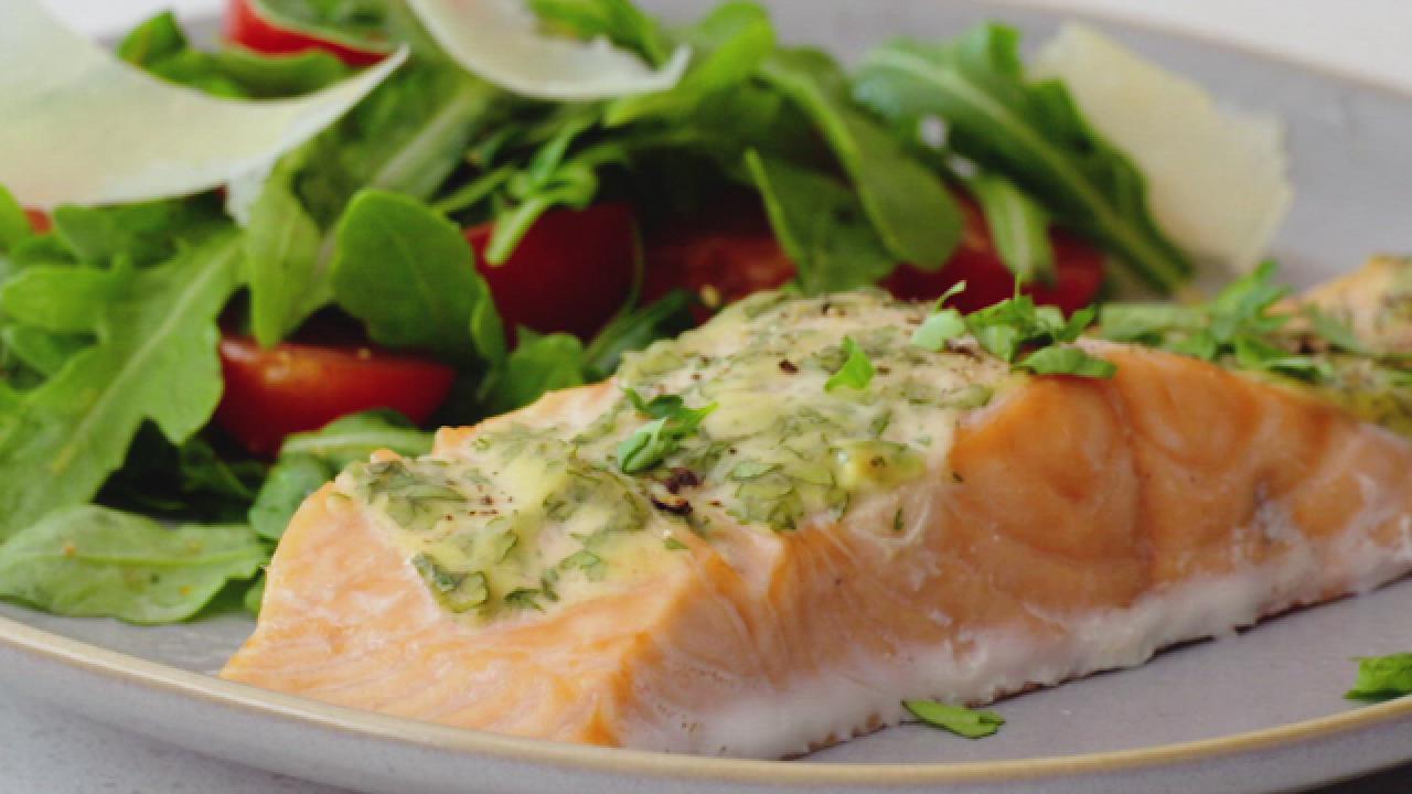 Mustard-Maple Roasted Salmon