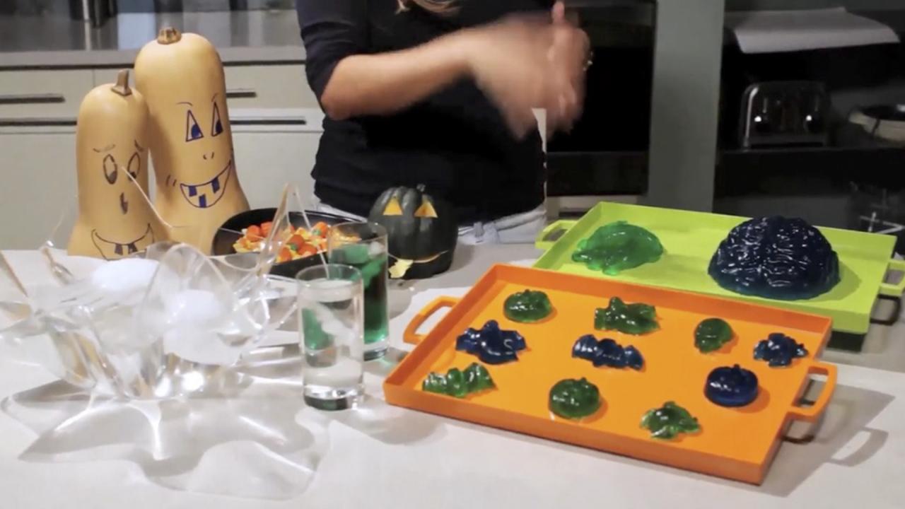 Glowing Ice and Gelatin