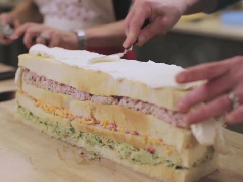 Smorgastarta Sandwich Cake