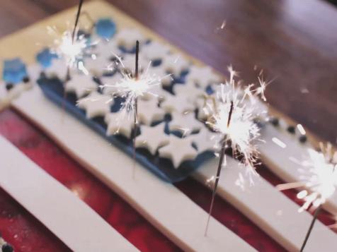 Red-White-n-Blue Gelatin Flag