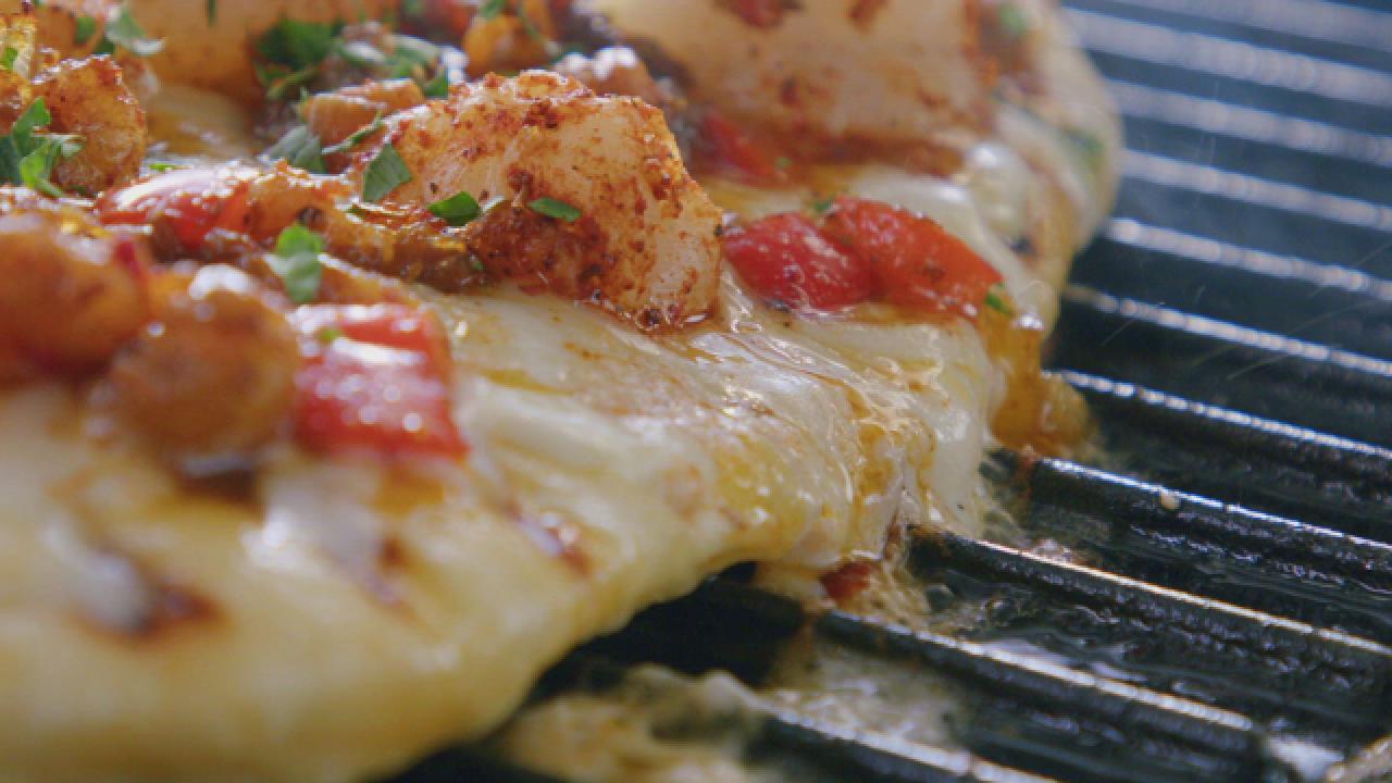 Cajun Grilled Pizza