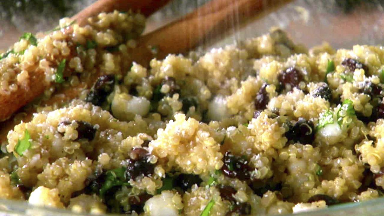Beans and Hominy With Quinoa