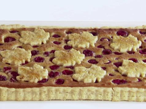 Sweet Almond and Raspberry Pie