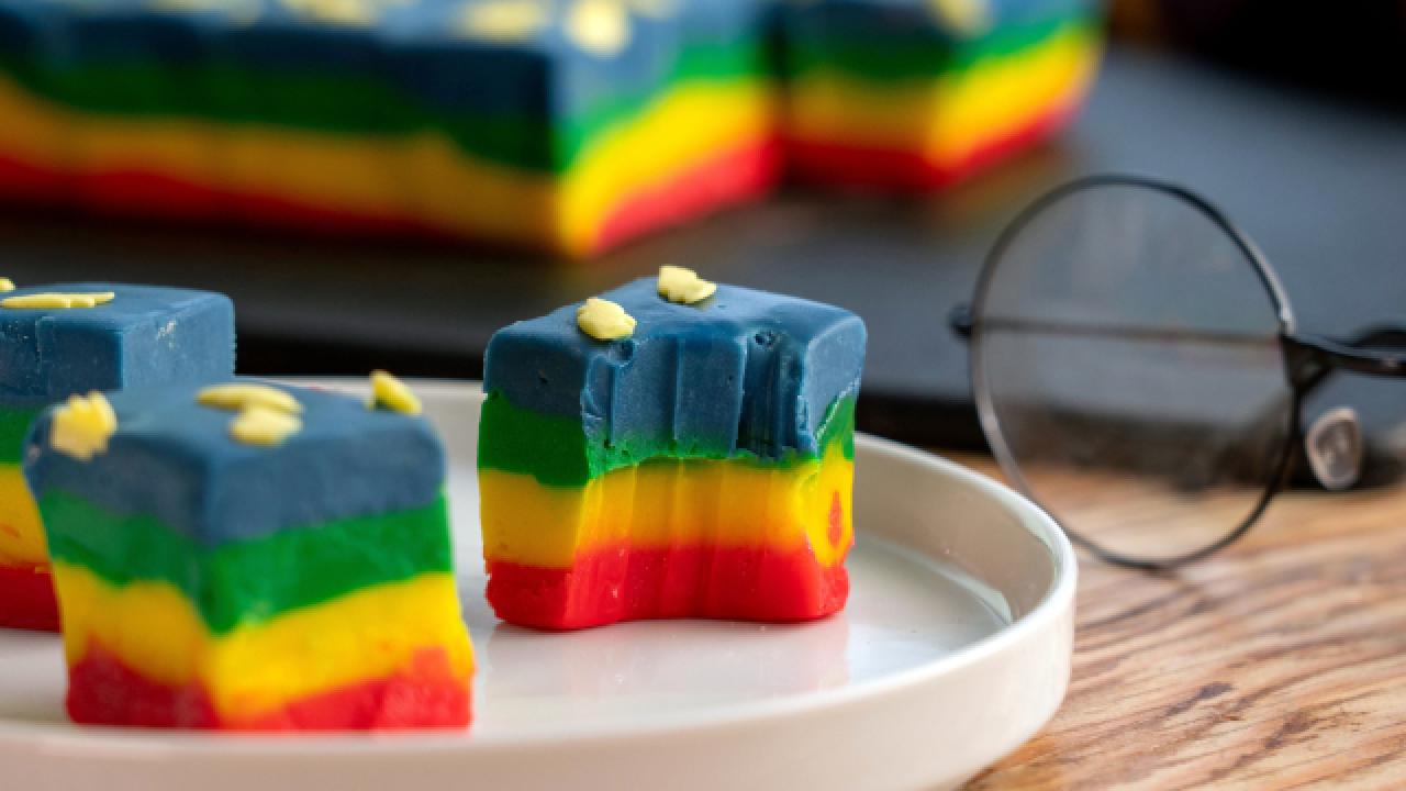 Mrs. Weasley's Rainbow Fudge