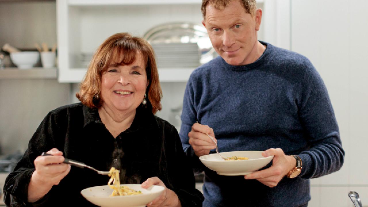 Ina and Bobby Flay