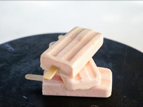 Orange-Strawberry Cream Pops