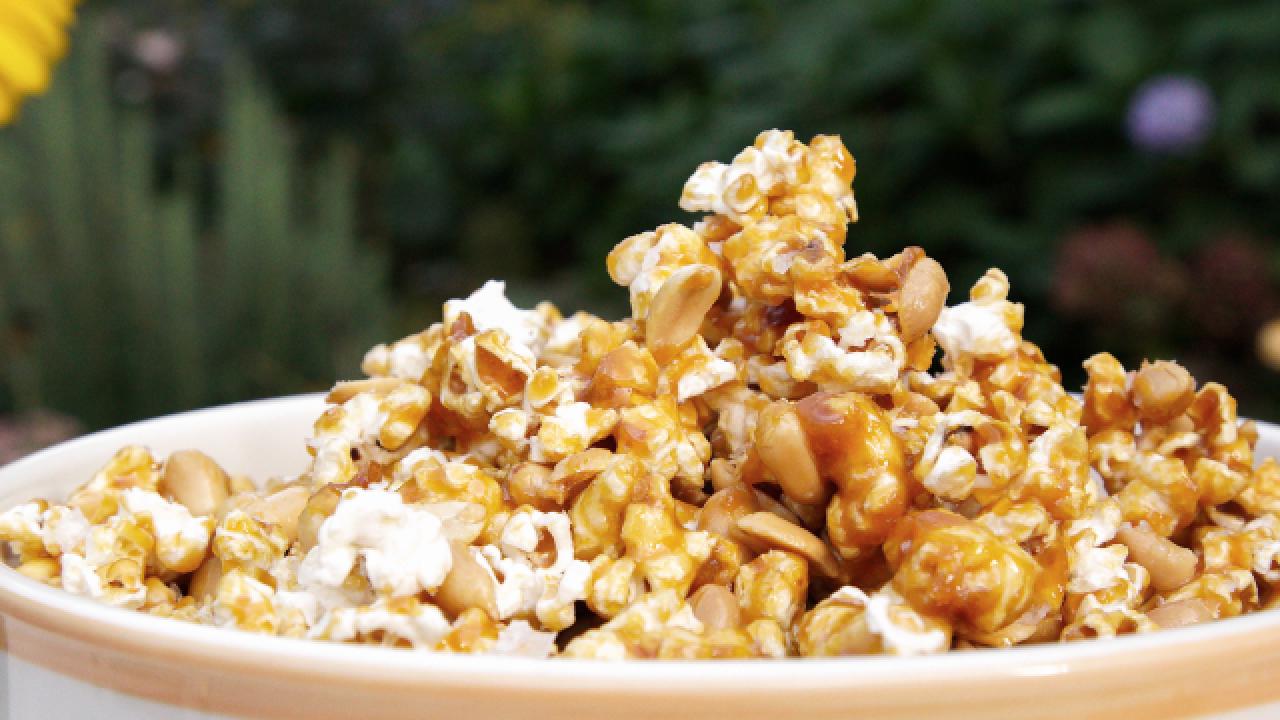 Toffee and Peanut Popcorn