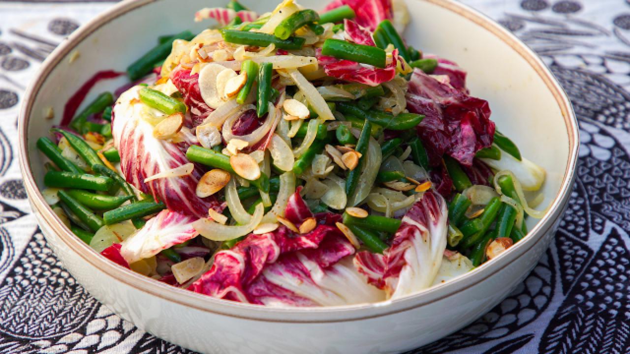 Green Bean and Radicchio Salad